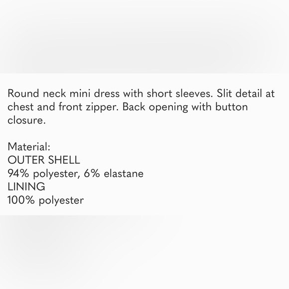 BNWT Zara Cut Out Front Zip Black Mini Dress - Picture 7 of 7